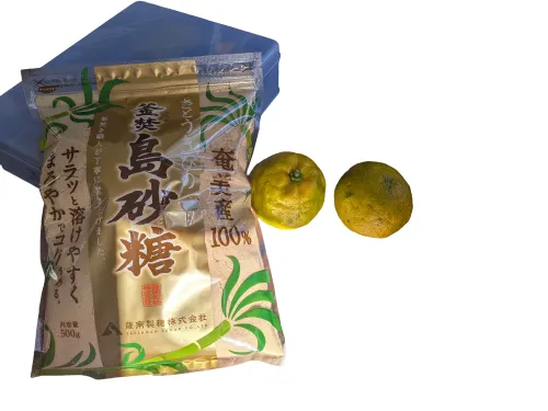 徳之島のへそみかん（1.2kg）と島砂糖（500g）